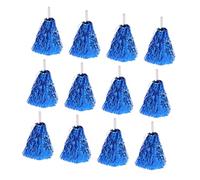 NAMOARLY Pompones Deportivos Metálicos para Animadoras 20 Piezas Mini Tamaño Azul Vibrante Accesorios para Baile y Eventos Deportivos
