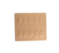 NAMOARLY Práctica de Labios 3d de Silicona Beige Espacio Extra para Diseño y Profundidad Precisa de Aguja, Adecuado para Principiantes y Artistas Experimentados