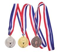 NAMOARLY Premios de Competición de Aleación de Zinc Tejido Resistente, Símbolo de Éxito y Logro, Pack de 3 Piezas para Diversas Competiciones y Ocasiones
