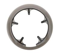 NAMOARLY Protector de Bielas de Bicicleta Cubierta del Plato Bicicleta Negro Plástico de Montaña y Carretera Ajuste Preciso Instalación Rápida Cobertura Completa