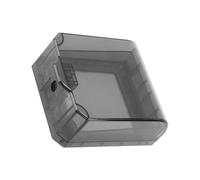 NAMOARLY Protector de Enchufe Ip55 Tipo 86 de PC Negro, Resistente al Desgaste Cuida la Superficie del Enchufe para Baño y Cocina