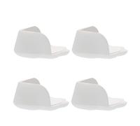 NAMOARLY Protector de Esquinas para Muebles de Plástico Blanco, 4 Piezas, Protege al Ñiño de Lesiones, Fácil de Limpiar, Adecuado para Paredes y Mesas Hogar