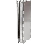 NAMOARLY Protector Parabrisas para Estufa de Camping Portátil a Prueba de Viento, 16 Hojas Plegables Ultraligeras con Bolsa de Transporte, Adecuado para Barbacoas y Cocina al Aire Libre