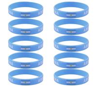NAMOARLY Pulseras de Silicona Elásticas Bandera Argentina 10 Piezas, Pulsera de Partido de Fútbol 2026, Accesorio para Aficionados y Recuerdo Deportivo, Resistentes al Agua y