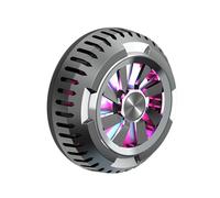 NAMOARLY Radiador de Teléfono Móvil Profesional USB Aleación de Aluminio y Abs, Ventilador Portátil para Enfriamiento Rápido de Smartphones y Tablets en Color Negro