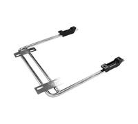NAMOARLY Reposapiés Giratorio para Silla de Oficina de Hierro Plata Soporte Ajustable y Funcionalidad Rotativa para Mayor Confort Escritorio