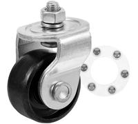 NAMOARLY Rueda Giratoria Metálica para Gato Hidráulico de Piso de 2 Toneladas, Rueda Delantera Resistente para Gato Horizontal, Pieza de Repuesto para Reparación y Manejo de Materiales