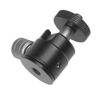 NAMOARLY Soporte para Trípode de Cámara Mini Rótula de Aleación de Aluminio, Tornillo 1/4, Rotación 360° para Proyector y Accesorios de Cámara, Montaje Portátil para Escritorio