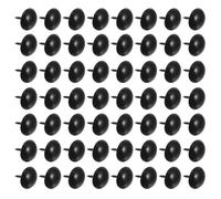NAMOARLY Tachuelas para Muebles Vintage de 10 Mm, 500 Unidades, Clavos de Tapicería de Metal Negro Cabeza Grande, Ideales para Decoración de Puertas, Persianas y Sofás, Uñas Decorativas