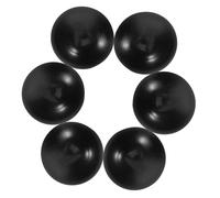 NAMOARLY Tapas Protectoras de Goma Accesorio de Repuesto 6 Piezas Negro Acabado Fino para Protección Segura para Varillas de Trampolín en Actividades al Aire Libre