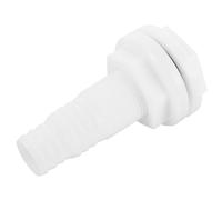 NAMOARLY Tapón de Drenaje pasacascos con Conector pasacascos para Barco, ABS Blanco, para Casco y Cubierta, ventilación de sentina Marina, instalación Sencilla, Drenaje Mejorado