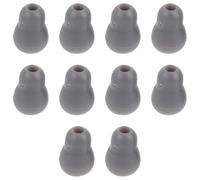 NAMOARLY Tapones Oídos de Repuesto para Estetoscopios, 10 Unidades, Material Pvc Duradero, Color Gris, Accesorios Flexibles y Cómodos para Aislamiento de Ruido en Diagnóstico Médico