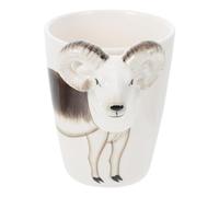 NAMOARLY Taza Adorable de Cerámica 500ml Cabra en 3d para Café | Acabado Blanco, Superficie Lisa y Fácil Limpieza, Bordes Suaves, Adecuado para Desayuno y Obsequio Estilo Aleatorio