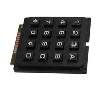 NAMOARLY Teclado Matriz Industrial 4x4 de Membrana para Microcontrolador, Compacto y Preciso para Sistemas de Control y Maquinaria, Compatible Aplicaciones Electrónicas y Computación