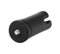 NAMOARLY Trípode Portátil de Abs para Cámara y Teléfono Diseño Compacto Soporte Estable Rosca de 3/4 Pulgadas en Color Negro para Micro y Livestream