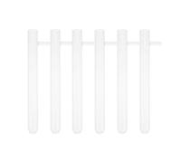 NAMOARLY Tubo de Vidrio Borosilicato de Brazo Lateral Transparente 18x180 Mm 6 Piezas para Experimentos Científicos y Laboratorio, Contenedor Químico Resistente a Altas Temperaturas