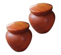 NAMOARLY Urnas Lisa Cenizas Mascotas para Pequeñas y Personas de de Madera, Paquete de 2 Piezas, Superficie Ligera y Portátil para Uso Memorial