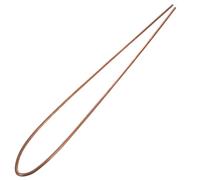 NAMOARLY Varilla Redonda de Cobre T2 5 Mm Diámetro 1 Metro Longitud 99,9% Pureza Barra de Cobre para Soldadura y Manualidades Uso Industrial y Bricolaje