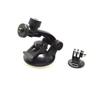 NAMOARLY Ventosa para Cámara de Acción Articulado Doble, Material Abs, Fácil Instalación para Salpicadero de Coche y Barco, Paquete de 2 Piezas Negro