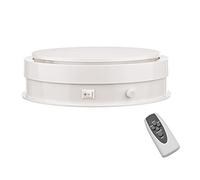 Namolit Soporte de exhibición Giratorio motorizado, Base giratoria eléctrica de 360 Grados, Plato Giratorio para fotografía, grabación de vídeo, presentaciones de Joya, Carga útil de 15 kg