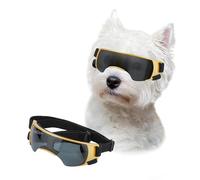 NAMSAN Gafas de sol para perros pequeños, gafas de protección para perros pequeños, resistentes al viento, protección UV, resistentes al agua, para cachorros, con banda elástica ajustable, color