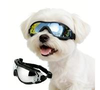 Namsan Gafas de sol para perros pequeños, protección contra el viento, protección ocular, protección UV, con correa ajustable
