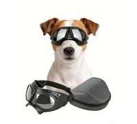 NAMSAN Gafas para Perros Correa Elástica Ajustable Fácil de Poner Gafas de Sol para Mascotas Anti-Ultravioleta Gafas para Perros Pequeños/Medianos