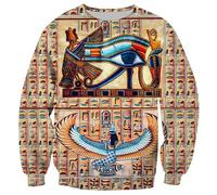 Namufeitrade Dioses del Antiguo Egipto 3D Impreso Moda Hombres Sudadera con Capucha Unisex Streetwear Casual Cremallera Chaqueta Pullover Tops