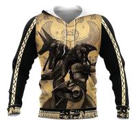 Namufeitrade Dioses del Antiguo Egipto 3D Impreso Moda Hombres Sudadera con Capucha Unisex Streetwear Casual Cremallera Chaqueta Pullover Tops