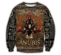 Namufeitrade Dioses del Antiguo Egipto 3D Impreso Moda Hombres Sudadera con Capucha Unisex Streetwear Casual Cremallera Chaqueta Pullover Tops