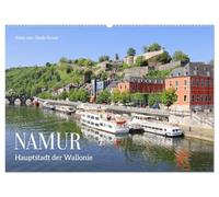 Namur - Hauptstadt der Wallonie (Wandkalender 2026 DIN A2 quer), CALVENDO Monatskalender: Historische Festungsstadt mit lebendiger Kultur und wallonischer Lebensfreude