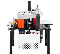 NAMVI Chapadora de Cantos de sobremesa, Máquina chapadora de Cantos de carpintería de Doble Cara de 1200 W, Velocidad de Cantos de 0~6 m/min, Chapadora de Cantos de PVC de Madera, para Bordes Rectos