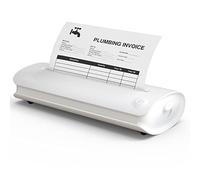 NAMVI Impresora térmica portátil A4, Impresora móvil de Viaje BT inalámbrica, Compatible con impresión sin Tinta de 4/8 Pulgadas Compatible para Viajes de Negocios, Viajes, facturas, Bricolaje, Ideas