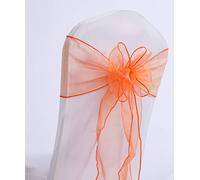 Namvo 10 Lazos de Organza para sillas de Bodas, Fiestas y cumpleaños