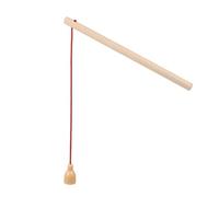 Namvo 10 pièces canne à pêche magnétique en Bois canne à pêche magnétique jeu de pêche magnétique en Bois, adapté aux Filles et garçons d'âge préscolaire