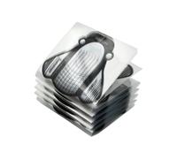 Namvo 100 pièces Gel Coupe-ongles Papier modèle d'ongle modèle d'ongle modèle d'extension d'ongle pour modèle d'extension d'ongle autocollant
