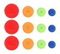 Namvo 12 Piezas DIY Ruedas de Copia de Costura Accesorios de Costura Ruedas de Dibujo de líneas gráficas Irregulares Ruedas de Copia de Costura Ruedas de Dibujo (Color Aleatorio)