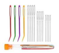 Namvo 16 pièces aiguilles émoussées à Gros CHAS, Aiguille à repriser, aiguilles à tricoter, aiguilles à tapisserie, Aiguille à repriser à Gros CHAS, aiguilles à coudre à Gros CHAS, aiguilles