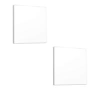 Namvo 2 Cubiertas de Enchufe Ciego para Interruptor de Placa ciega, Cubierta de Agujero de Pared, Cubierta Decorativa para decoración del hogar, Placa de Pared Cuadrada de 86 mm, 3,4 Pulgadas