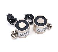 Namvo 2 electroimanes de succión KK-P30/25 de 8 kg de CC 24 V de elevación electroimán electromagnético electromagnético