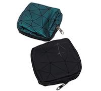 Namvo - 2 mini bolsas para toallas sanitarias, impermeables, bolsa para toallas menstruales, bolsa con cremallera, bolsa para toallas sanitarias