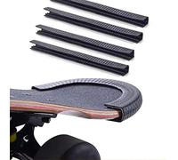 Namvo 2 pares de protectores para la nariz y la cola de la tabla de monopatín, protectores de bordes para longboard. Cubierta de goma resistente a los golpes