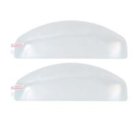 Namvo 2 Películas de Paquete Antivaho para Casco de Motocicleta,Inserto de Lente de Visera Antivaho Transparente Universal para Casco de Motocicleta, 8,8 x 24,5 CM