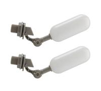 Namvo 2 Piezas válvula de Bola Flotante Tanque de Agua automático Acuario Control de Nivel de Agua Ajustable para Acuario de Peces, abrevadero de Ganado y ovejas