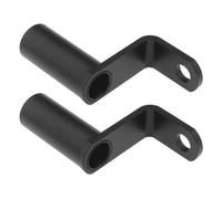 Namvo 2 Soportes de extensión para Espejo retrovisor de Motocicleta, Soporte de conversión de Bicicleta, Soporte de extensión de Espejo de aleación de Aluminio para Espejos de 10 mm, Color Negro