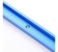 Namvo 2 unids 30 Tipo 100mm Diapositiva de carpintería Empujando Rail Track Circular Saw, Mesa Invertida Mesa Mesa Mesa Diapositiva 6061 Aleación de aluminio, Azul