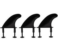 Namvo 3 aletas de surf de TPU suave y 6 tornillos de aletas para tabla de surf suave.