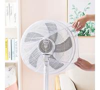Namvo - 3 Fundas de protección de Seguridad para Ventilador, Protector de Dedos, Lavable, Redonda, para Ventilador eléctrico, Cubierta Antipolvo, Malla de Red a Prueba de Polvo