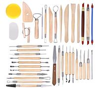 Namvo 38 unids Esculpir Herramientas de Arcilla Adultos Dab Kit de Modelado Conjunto de Cerámica para Artesanías Profesionales Arcilla Cerámica Escultura