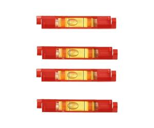 Namvo 4 Niveles de guía, Niveles de Burbuja de Cable, Nivel de Burbuja Rojo, Nivel de Burbuja de Cable Profesional para mampostería, fontanería, canalones, Nivel de Burbuja